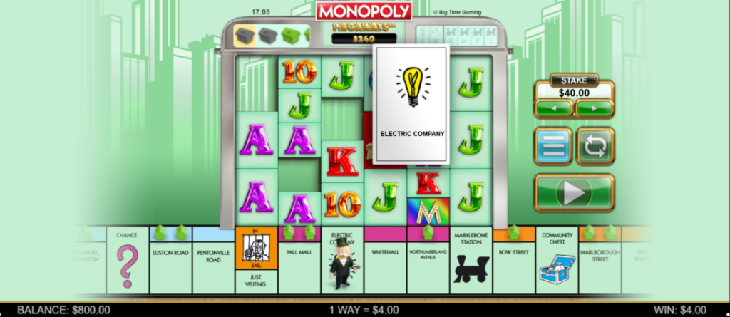 monopoly-megaways-slot-board