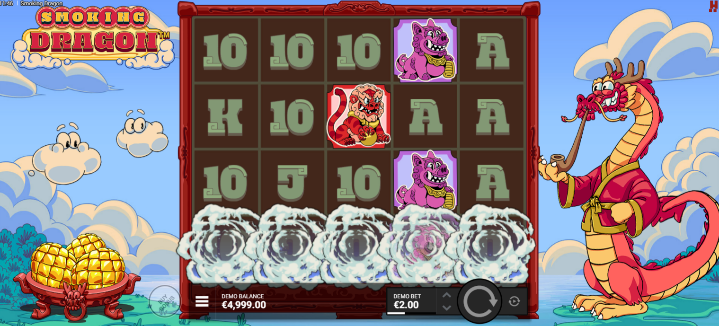 smoking-dragon-slot-row-cascade-feature-img