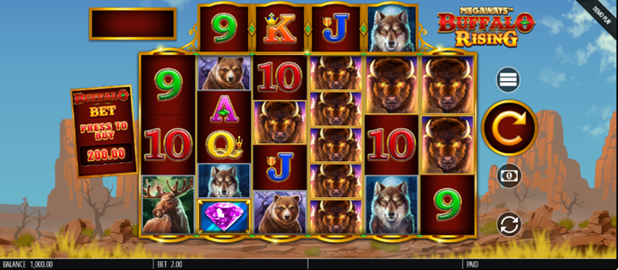 buffalo-rising-megaways-slot